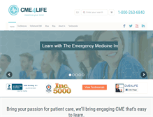 Tablet Screenshot of cme4life.com